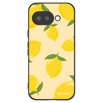 Picasee crna silikonska maskica za Google Pixel 9a - Limoncella