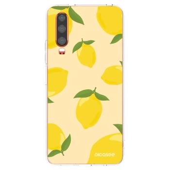 Picasee silikonska prozirna maskica za Huawei P30 - Limoncella