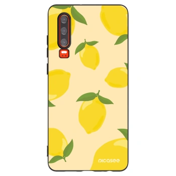 Picasee crna silikonska maskica za Huawei P30 - Limoncella