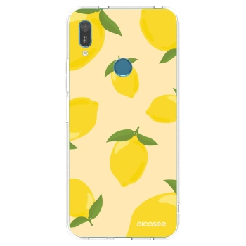 Picasee silikonska prozirna maskica za Huawei Y6 2019 - Limoncella
