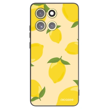 Picasee crna silikonska maskica za Motorola Moto G86 Power 5G - Limoncella