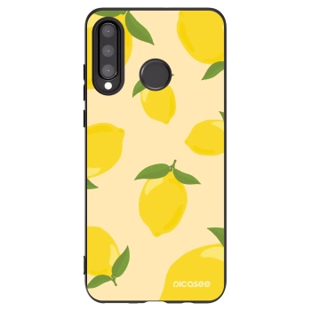 Picasee crna silikonska maskica za Huawei P30 Lite - Limoncella