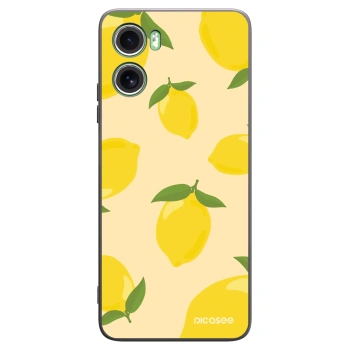 Picasee crna silikonska maskica za Motorola Moto G06 - Limoncella