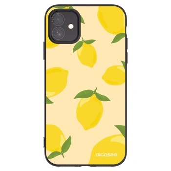 Picasee crna silikonska maskica za Apple iPhone 11 - Limoncella
