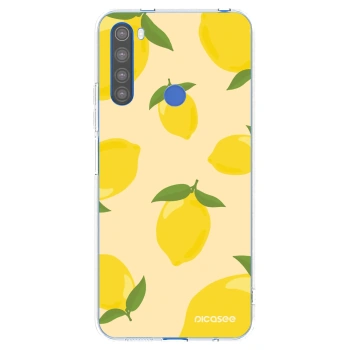 Picasee silikonska prozirna maskica za Xiaomi Redmi Note 8T - Limoncella
