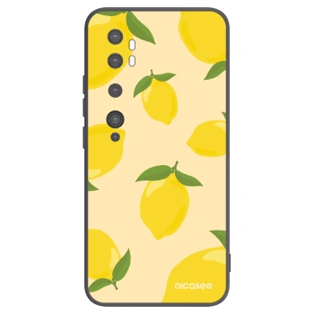 Picasee crna silikonska maskica za Xiaomi Mi Note 10 (Pro) - Limoncella