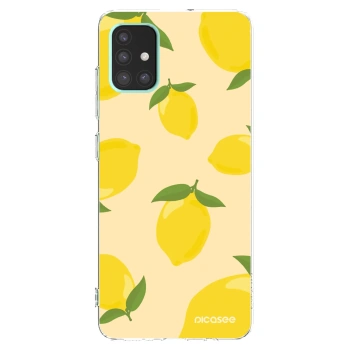 Picasee silikonska prozirna maskica za Samsung Galaxy A51 A515F - Limoncella