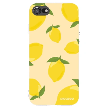 Picasee silikonska prozirna maskica za Apple iPhone SE 2020 - Limoncella