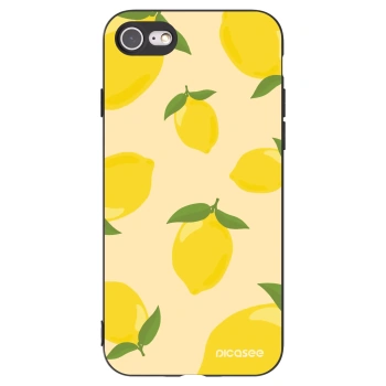 Picasee crna silikonska maskica za Apple iPhone SE 2020 - Limoncella