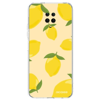 Picasee silikonska prozirna maskica za Xiaomi Redmi Note 9S - Limoncella