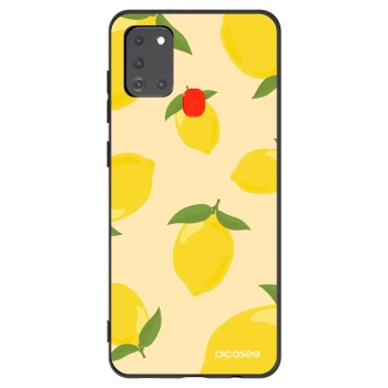 Picasee crna silikonska maskica za Samsung Galaxy A21s - Limoncella