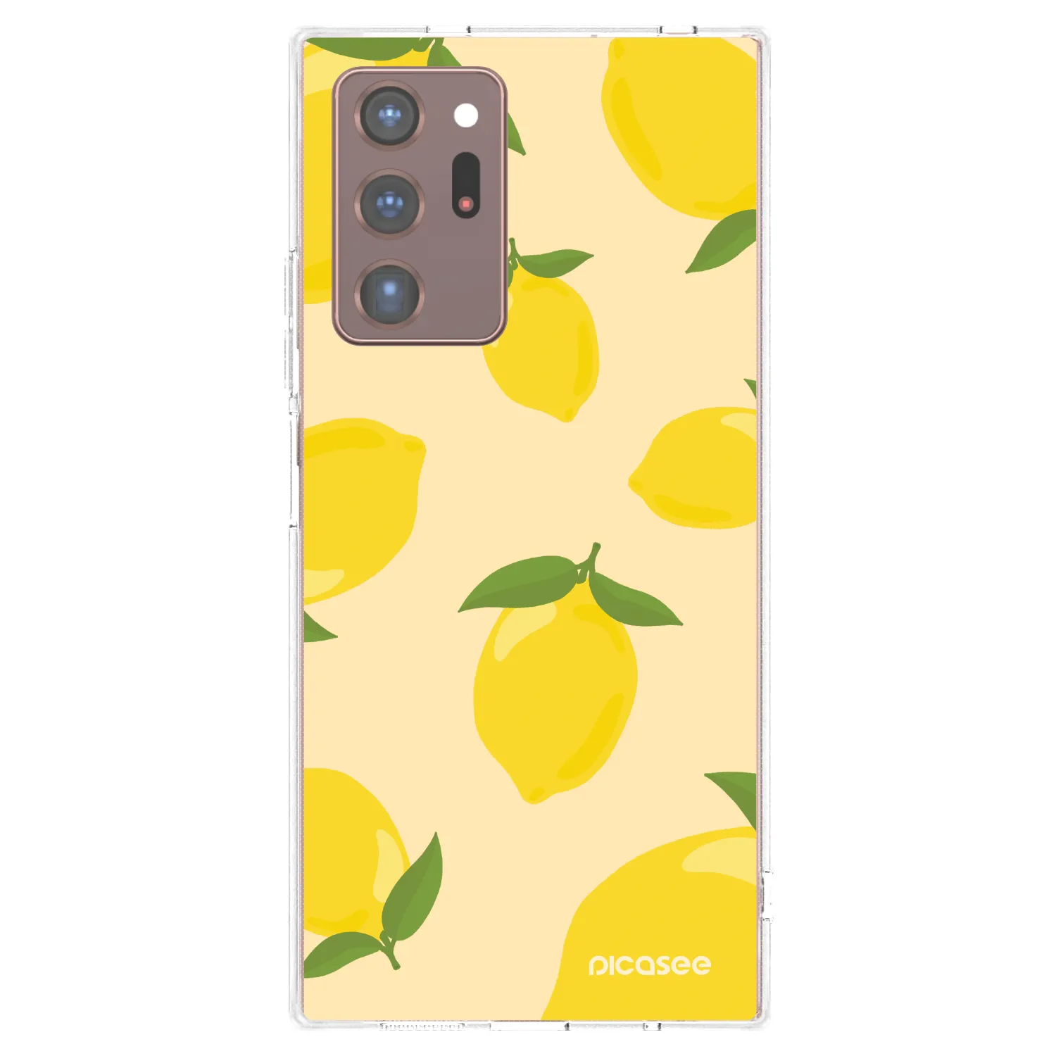 Picasee silikonska prozirna maskica za Samsung Galaxy Note 20 Ultra - Limoncella