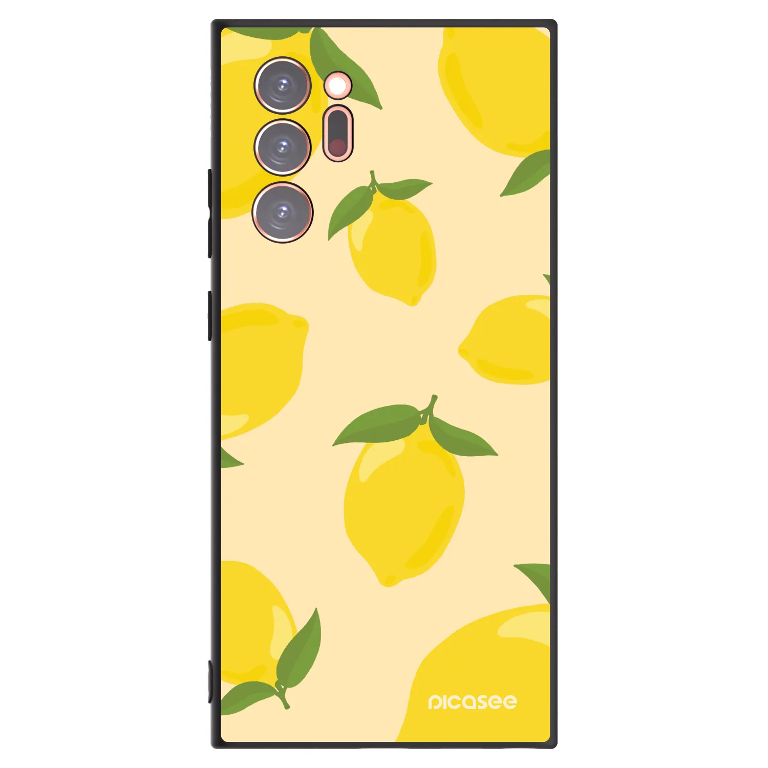 Picasee crna silikonska maskica za Samsung Galaxy Note 20 Ultra - Limoncella