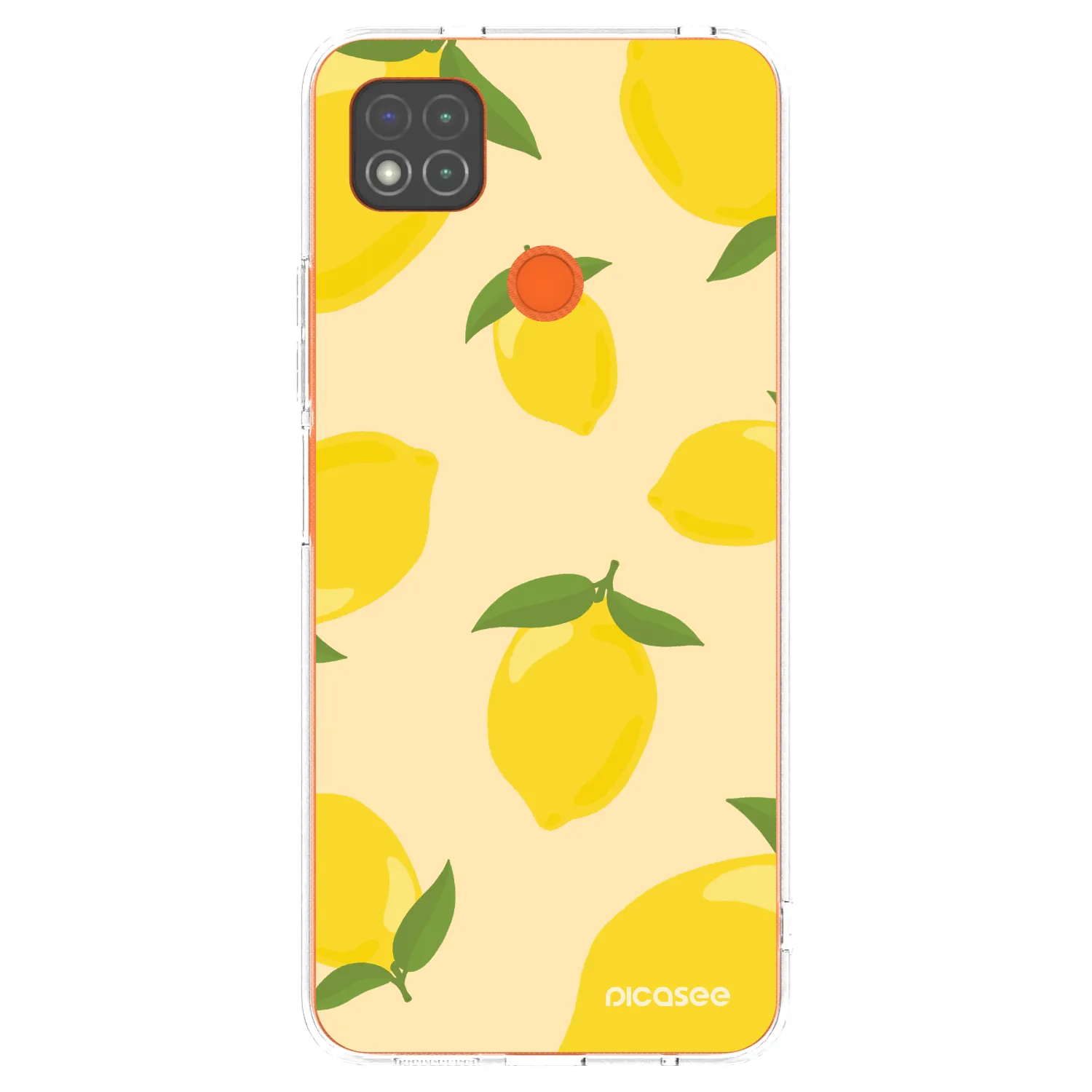 Picasee silikonska prozirna maskica za Xiaomi Redmi 9C - Limoncella