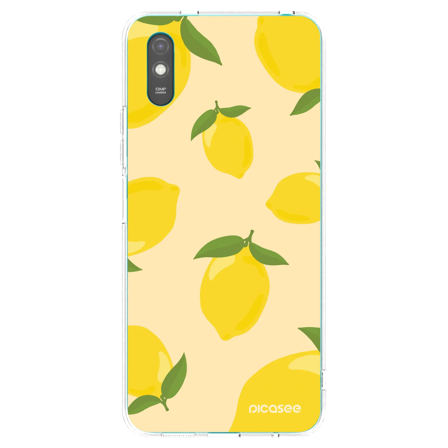 Picasee silikonska prozirna maskica za Xiaomi Redmi 9A - Limoncella