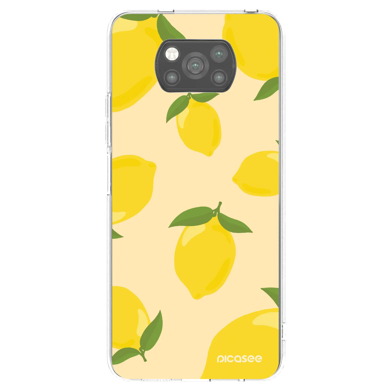 Picasee crna silikonska maskica za Xiaomi Poco X3 - Limoncella