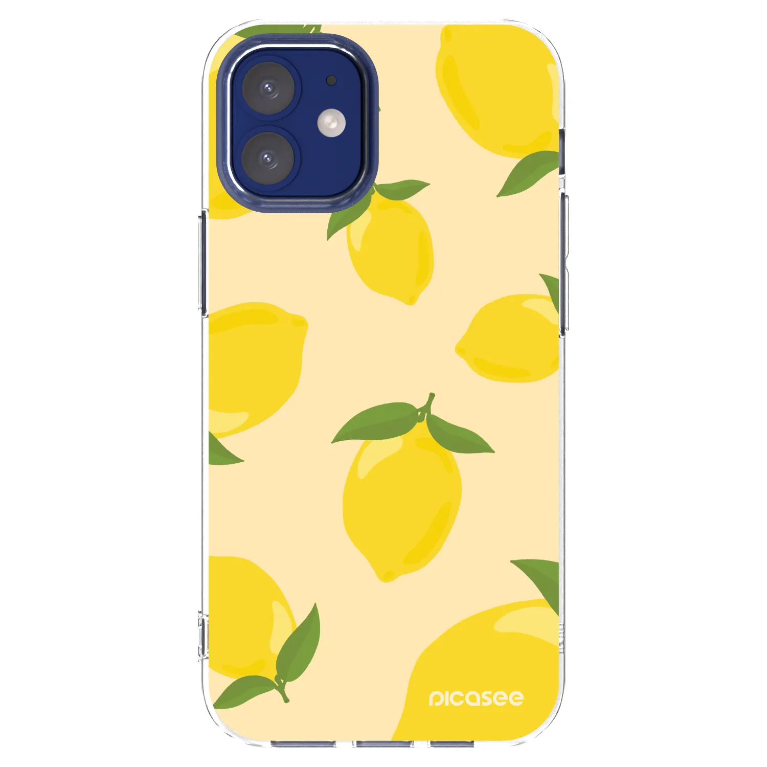 Picasee silikonska prozirna maskica za Apple iPhone 12 mini - Limoncella