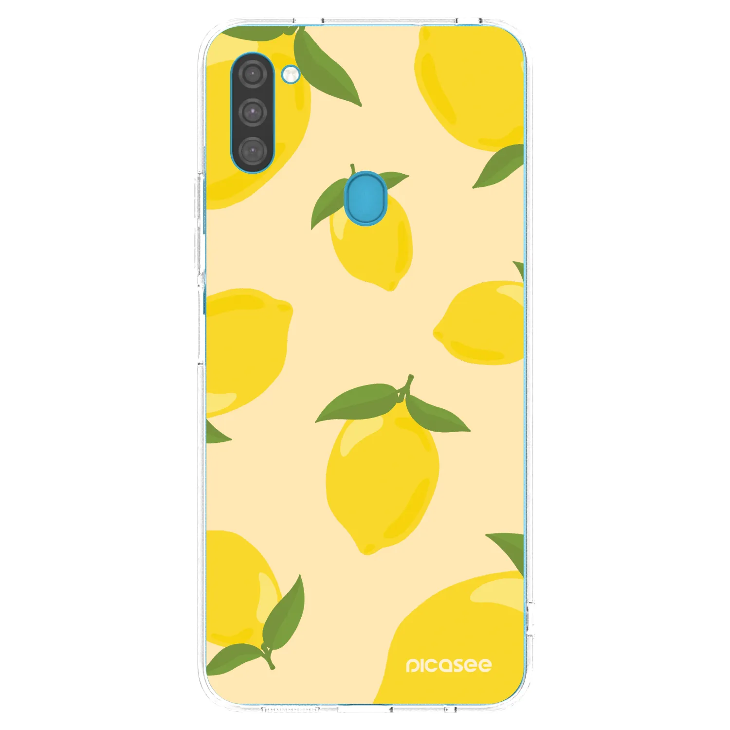 Picasee silikonska prozirna maskica za Samsung Galaxy M11 - Limoncella