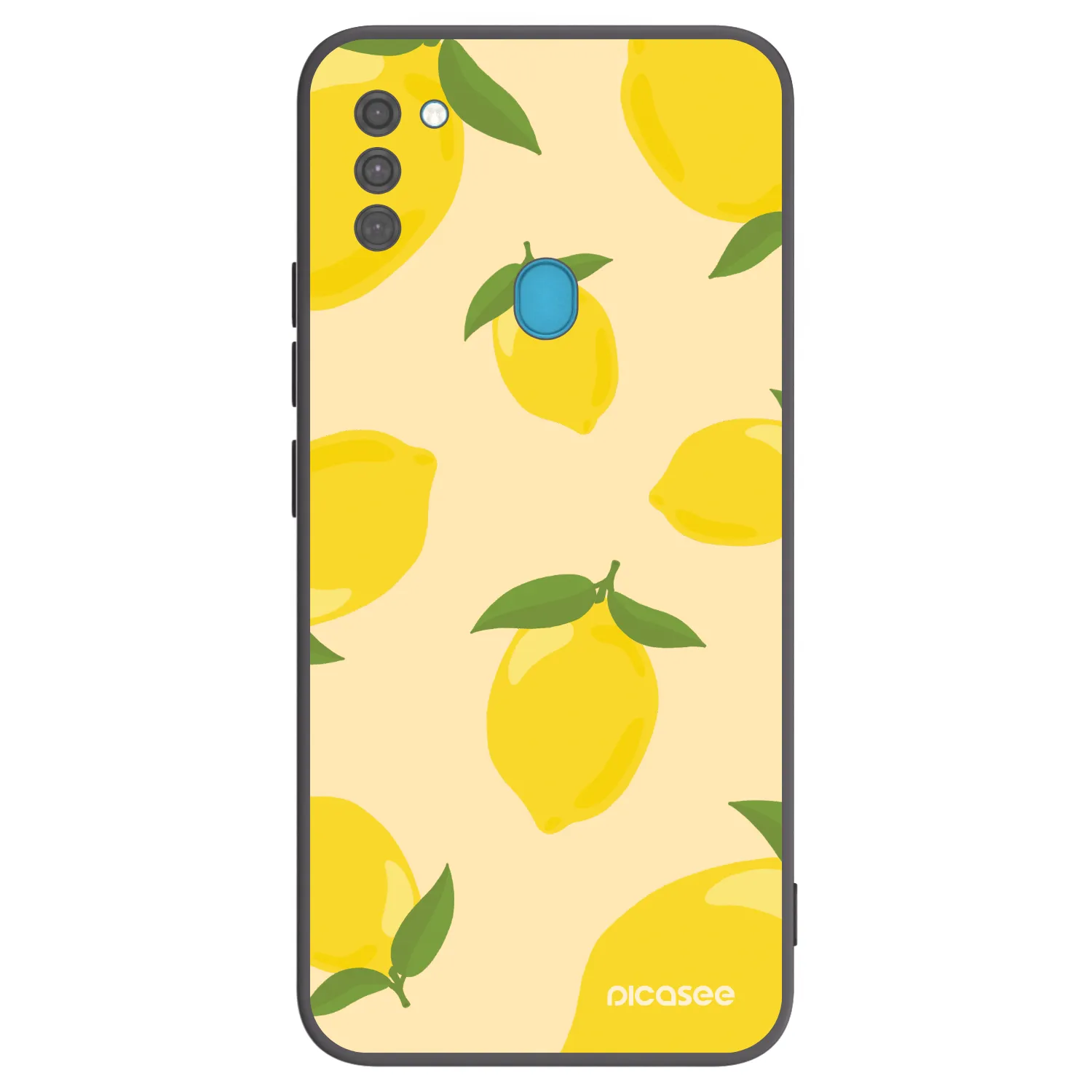 Picasee crna silikonska maskica za Samsung Galaxy M11 - Limoncella