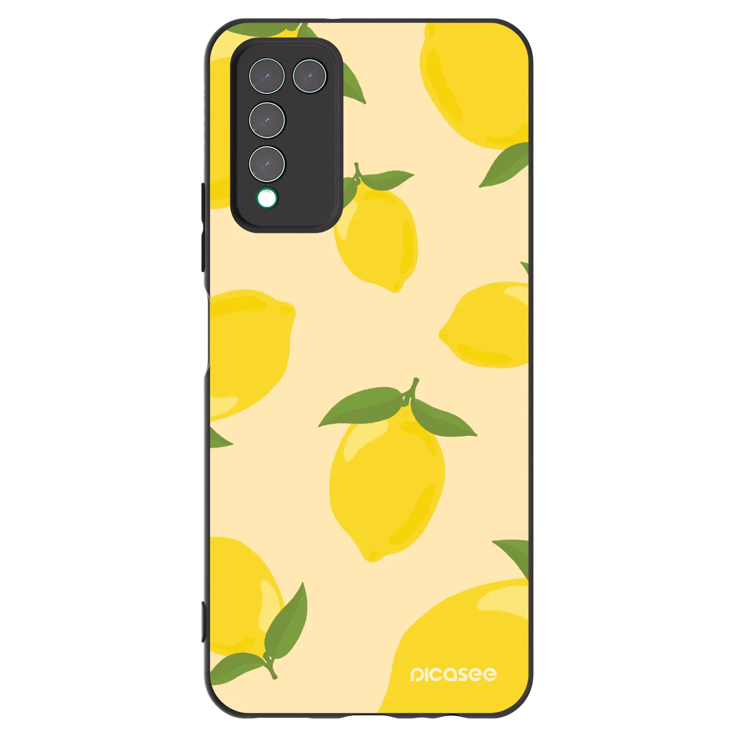 Picasee crna silikonska maskica za Honor 10X Lite - Limoncella