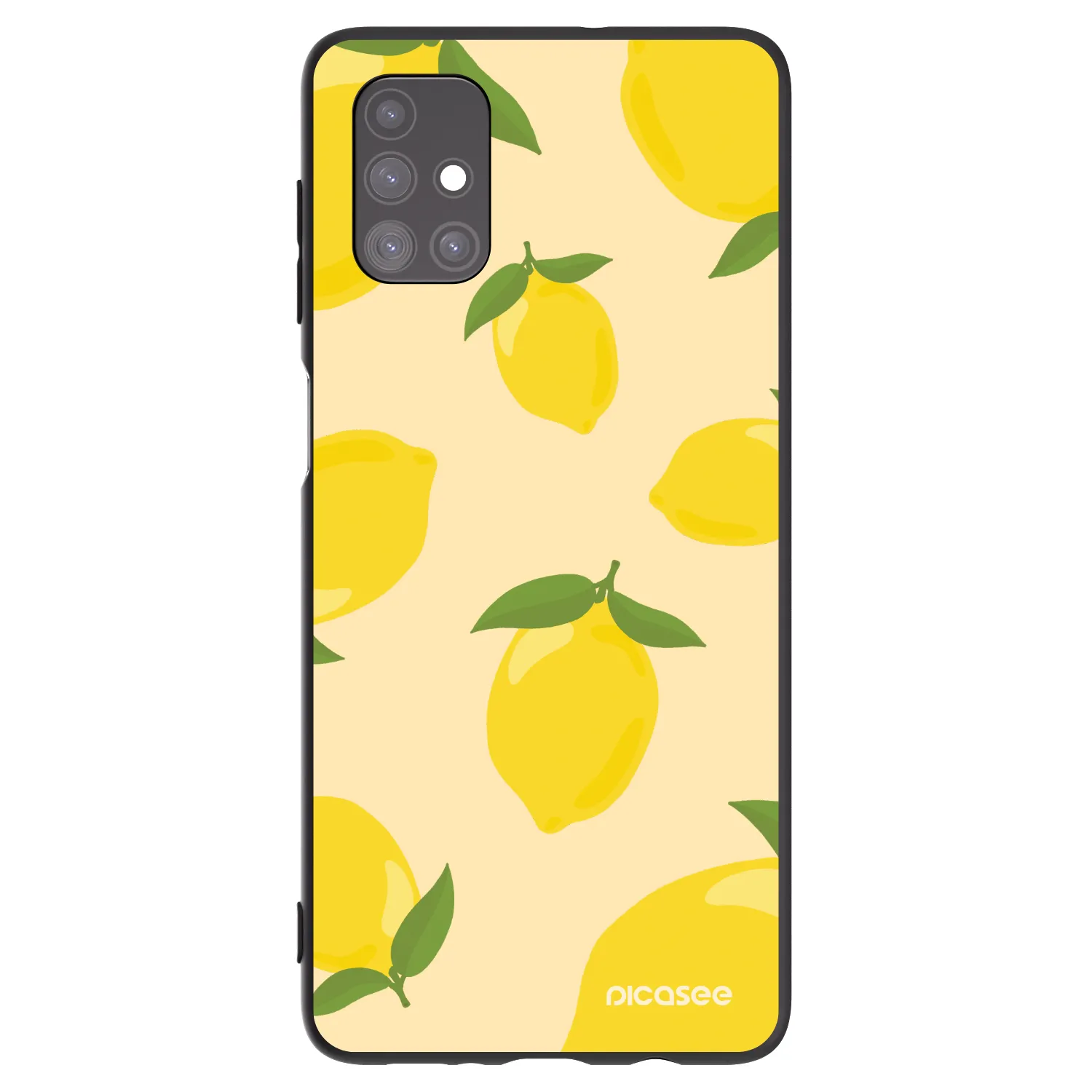 Picasee crna silikonska maskica za Samsung Galaxy M51 M515F - Limoncella