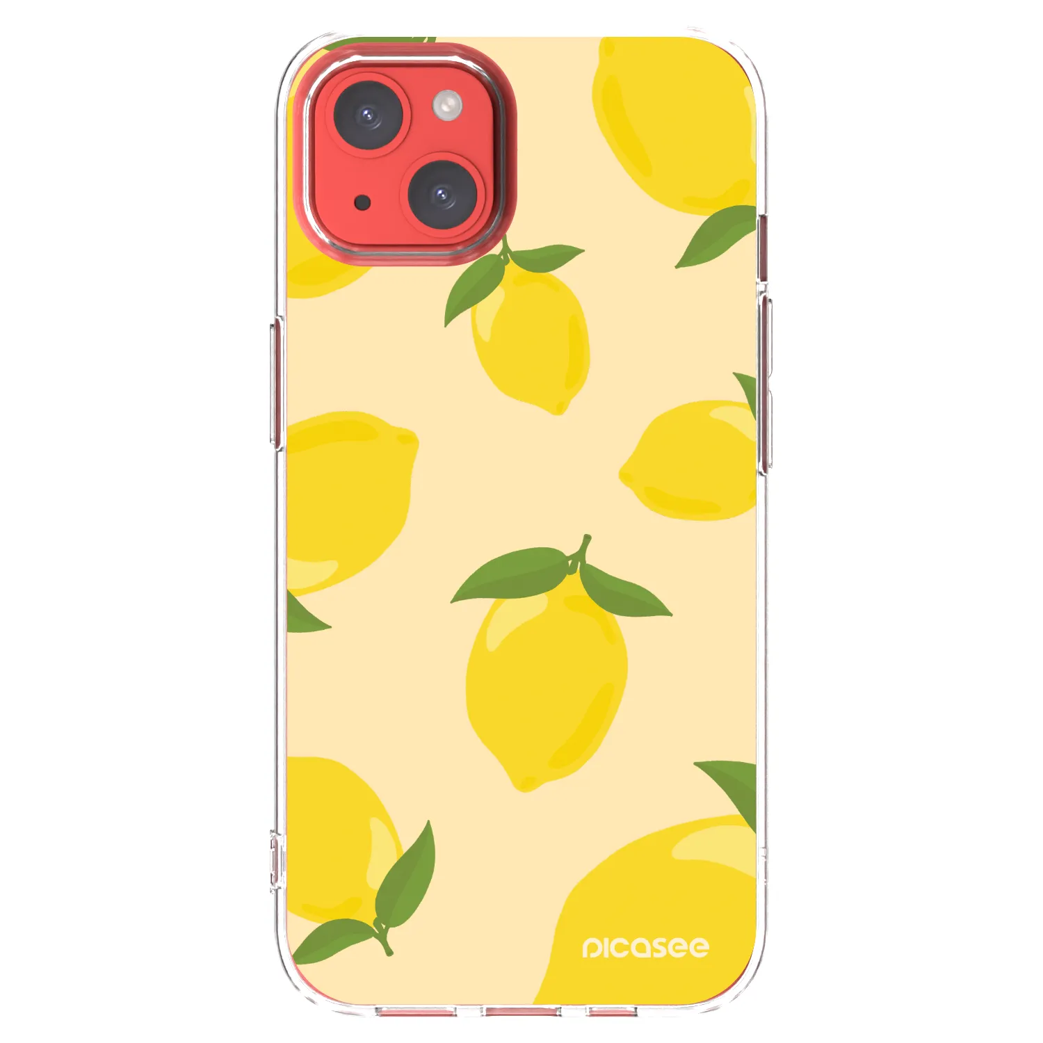 Picasee silikonska prozirna maskica za Apple iPhone 13 - Limoncella