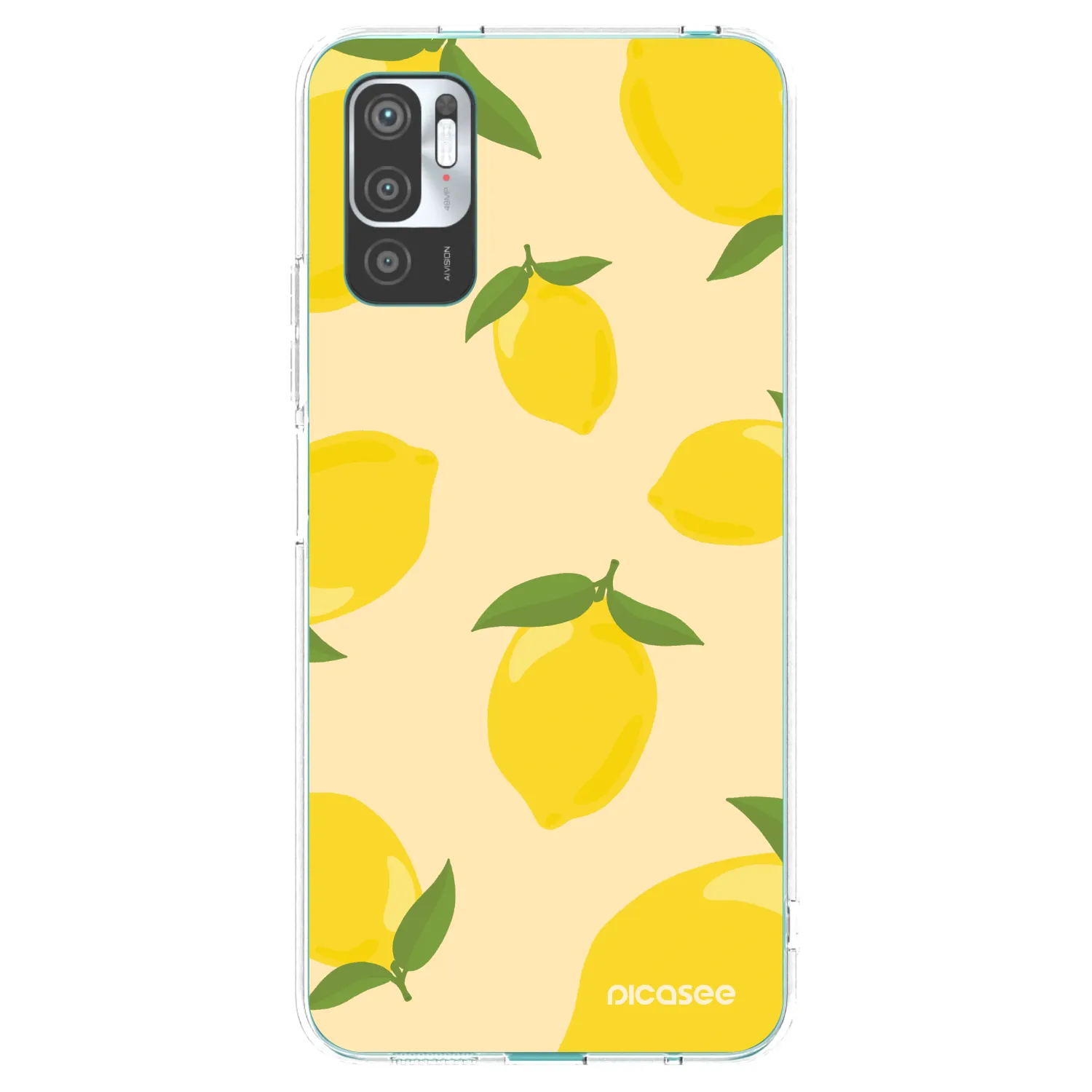 Picasee silikonska prozirna maskica za Xiaomi Redmi Note 10 5G - Limoncella