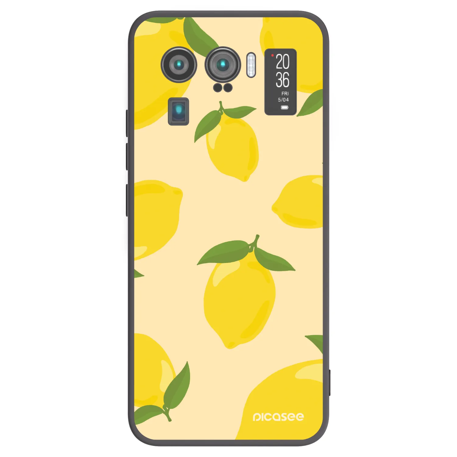Picasee crna silikonska maskica za Xiaomi Mi 11 Ultra - Limoncella