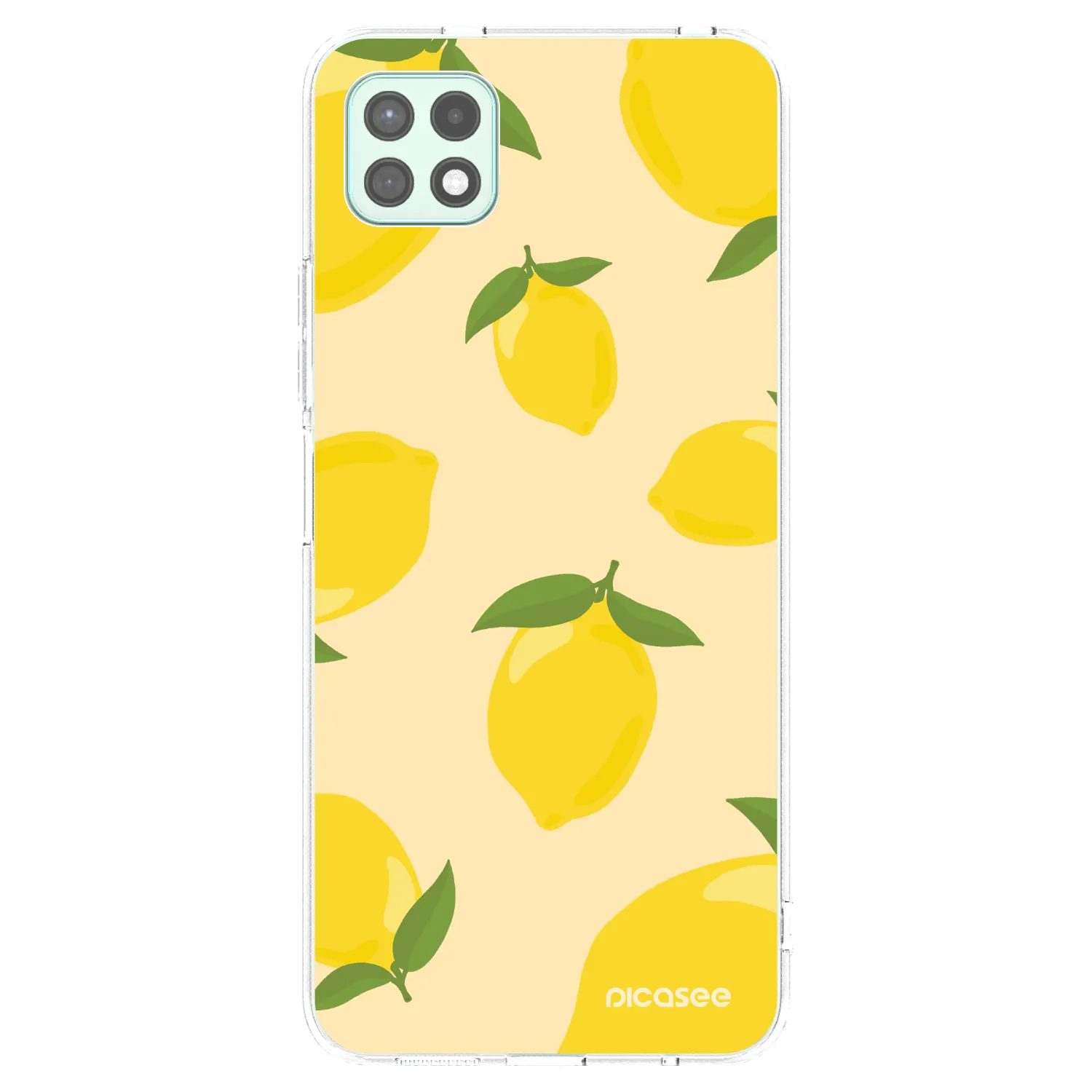 Picasee silikonska prozirna maskica za Samsung Galaxy A22 A226B 5G - Limoncella