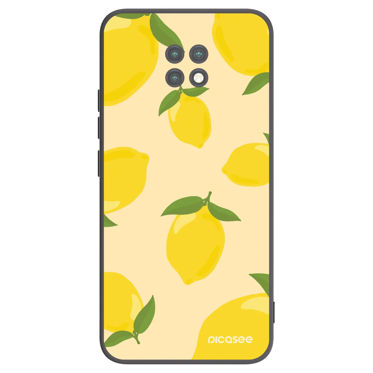 Picasee crna silikonska maskica za Xiaomi Redmi Note 9T - Limoncella