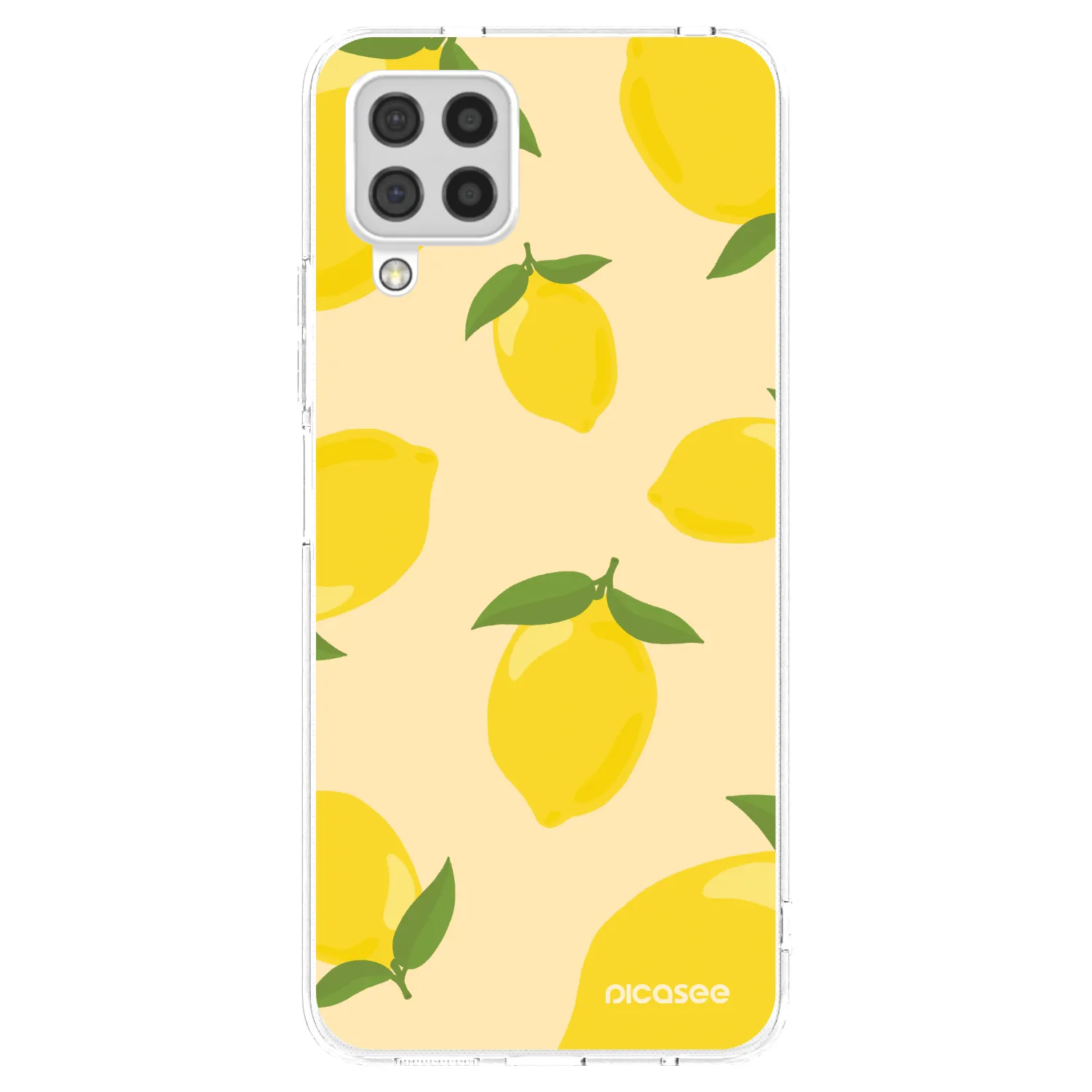 Picasee silikonska prozirna maskica za Samsung Galaxy A22 A225F 4G - Limoncella