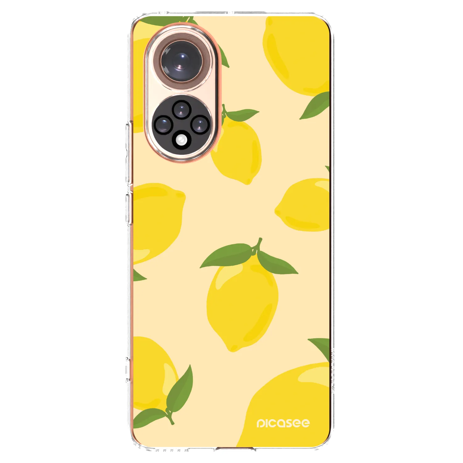 Picasee silikonska prozirna maskica za Honor 50 5G - Limoncella