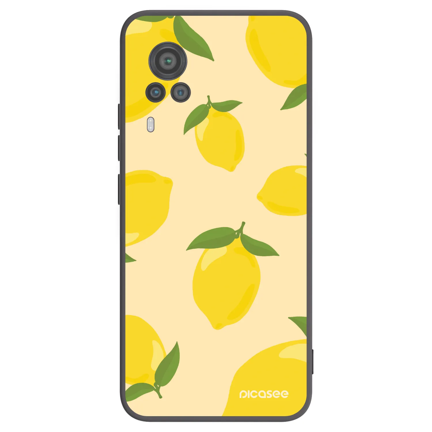 Picasee crna silikonska maskica za Vivo X60 Pro 5G - Limoncella