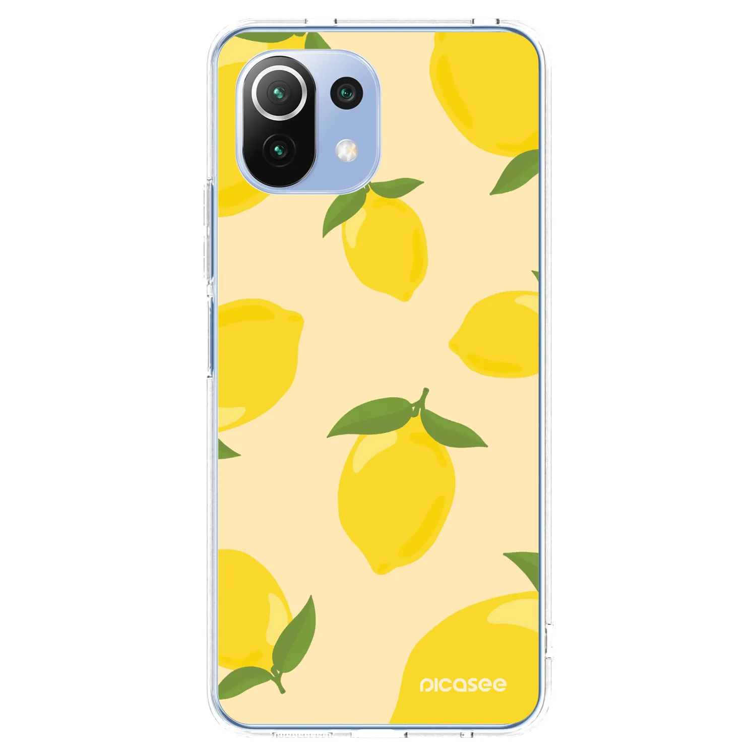 Picasee silikonska prozirna maskica za Xiaomi 11 Lite 5G NE - Limoncella