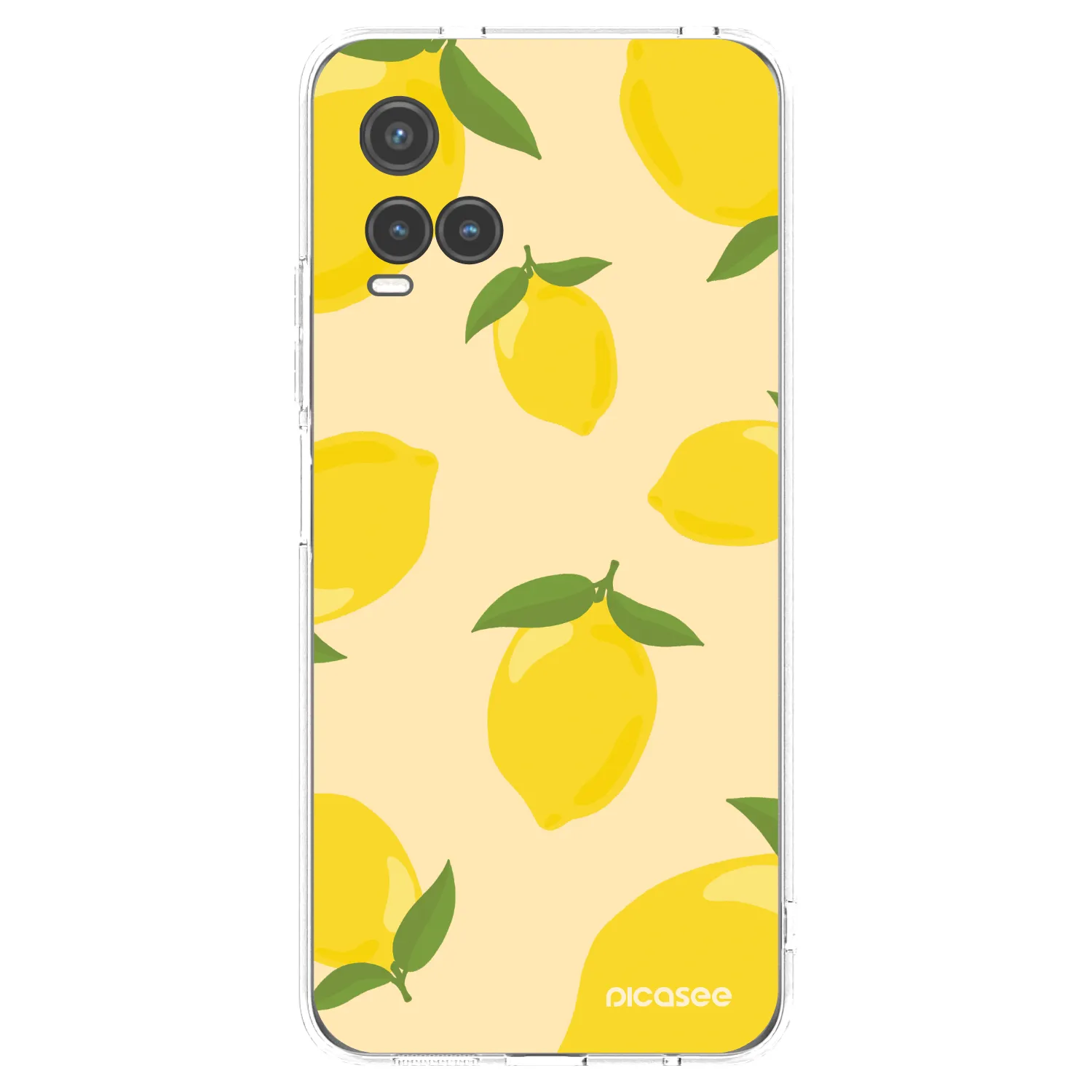 Picasee silikonska prozirna maskica za Vivo Y33s - Limoncella
