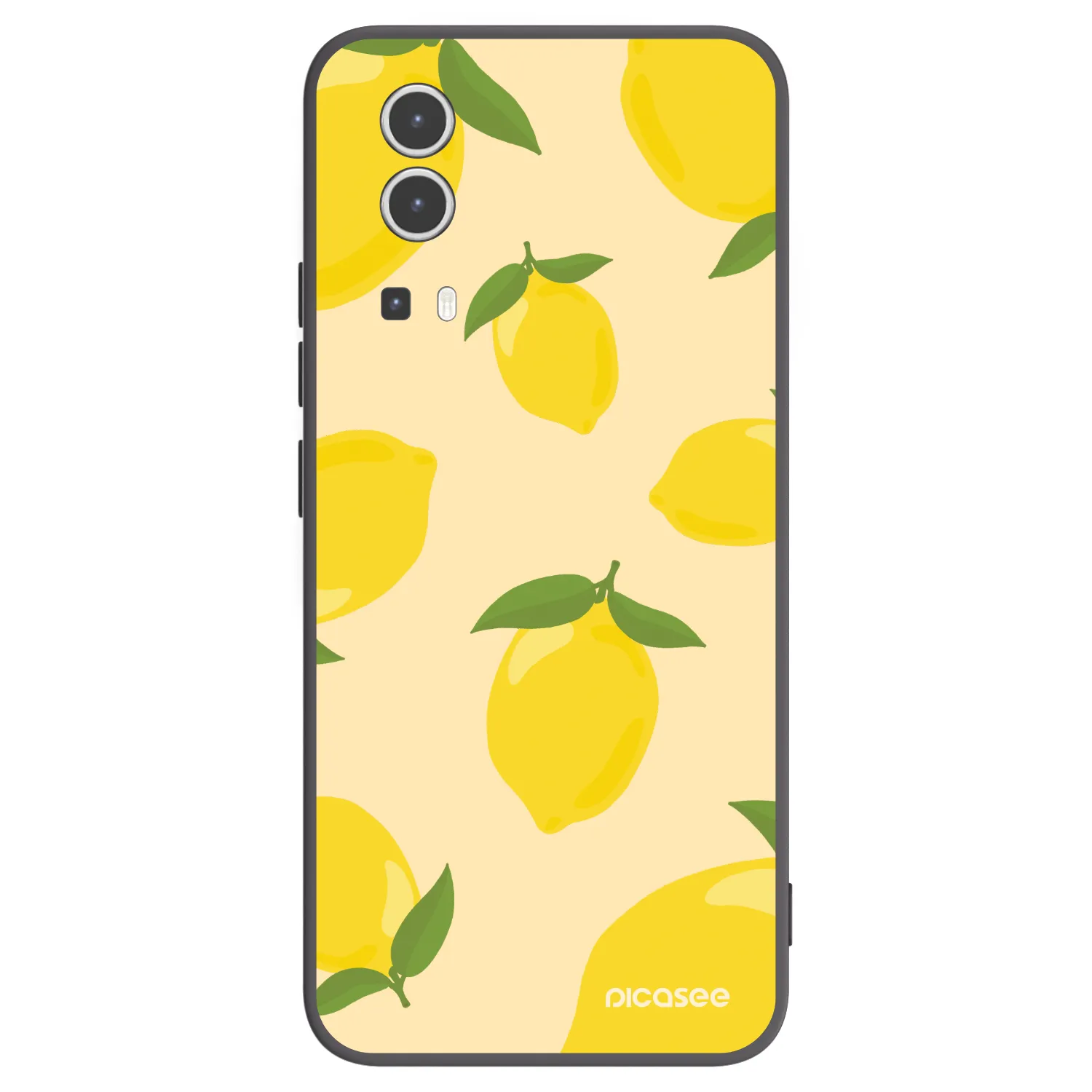 Picasee crna silikonska maskica za Vivo Y72 5G - Limoncella