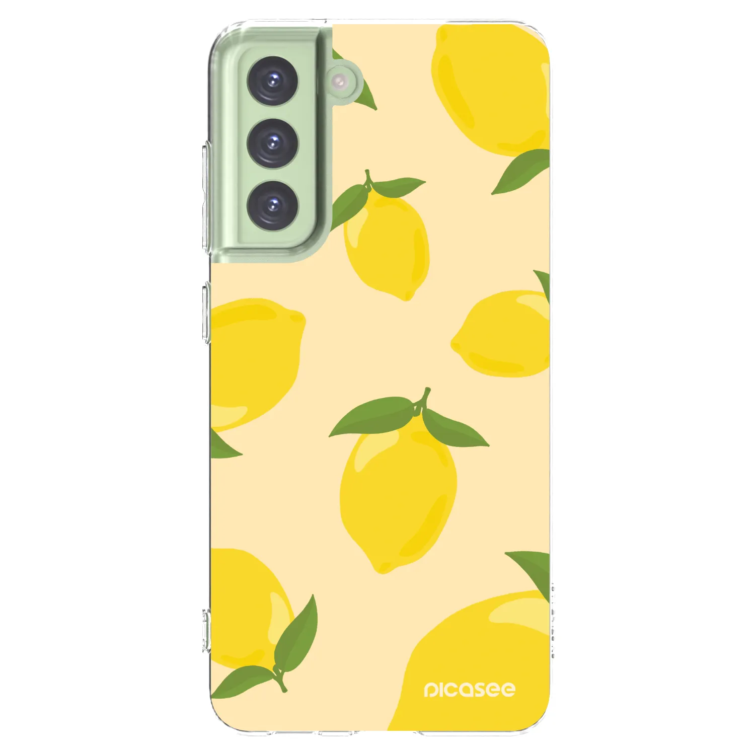 Picasee silikonska prozirna maskica za Samsung Galaxy S21 FE 5G - Limoncella