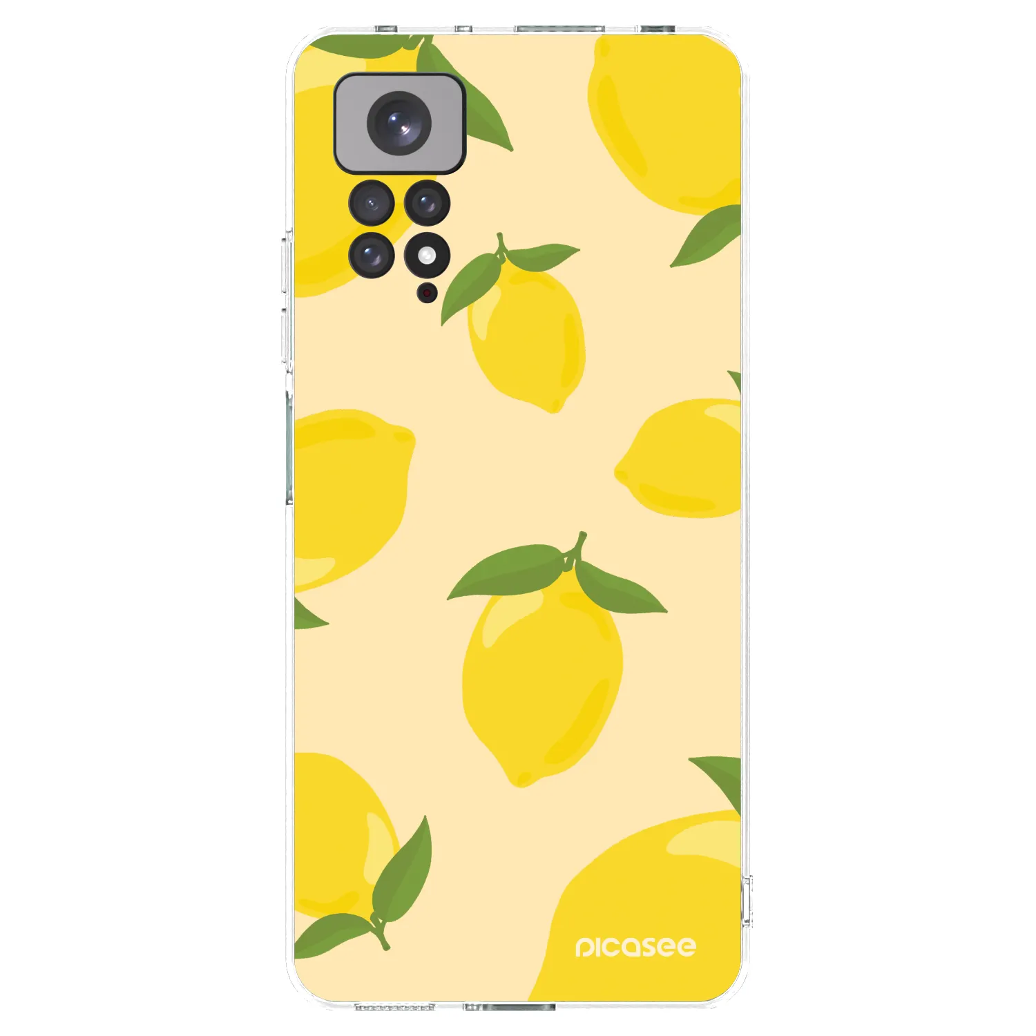 Picasee silikonska prozirna maskica za Xiaomi Redmi Note 11 - Limoncella