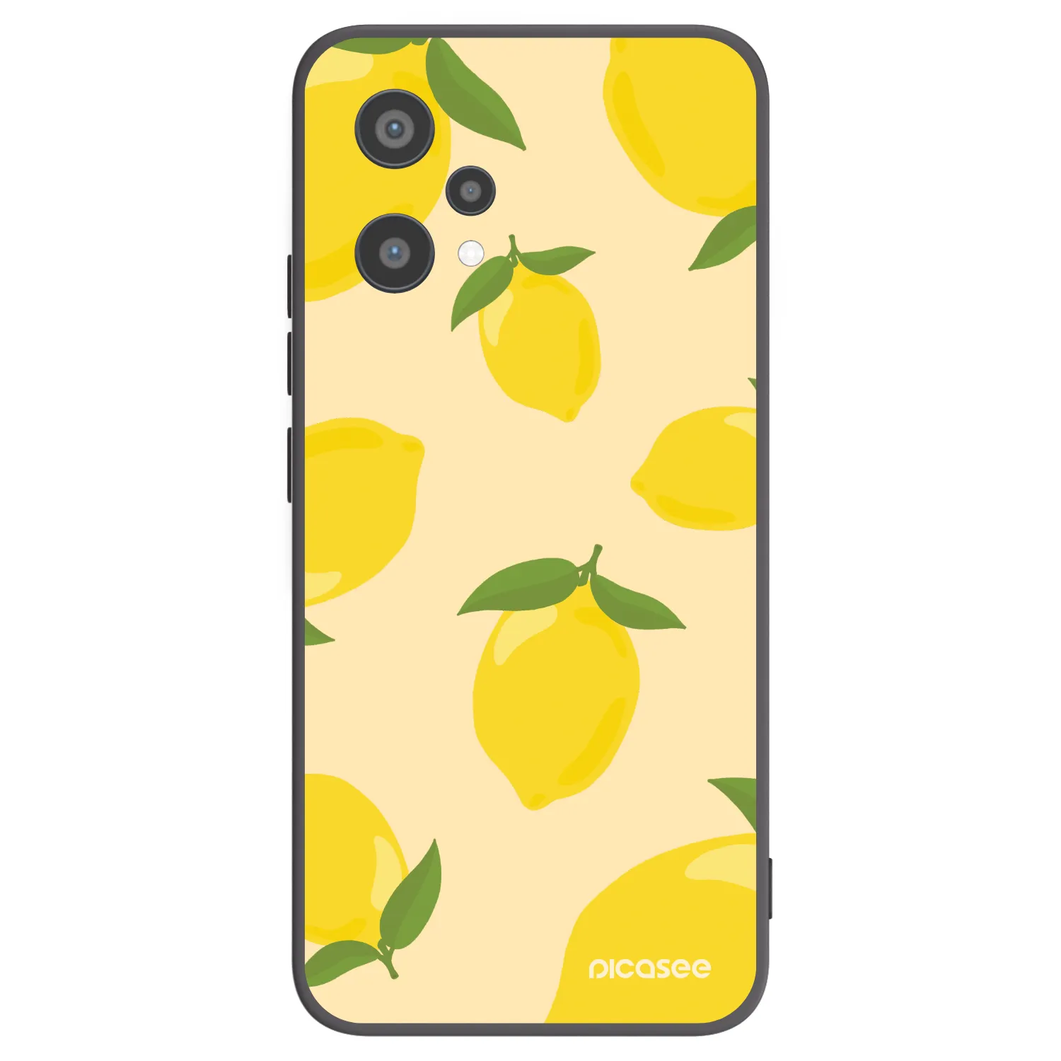 Picasee crna silikonska maskica za Realme 9 Pro 5G - Limoncella