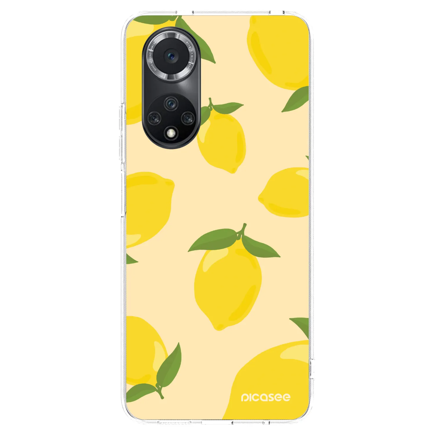 Picasee silikonska prozirna maskica za Huawei Nova 9 SE - Limoncella