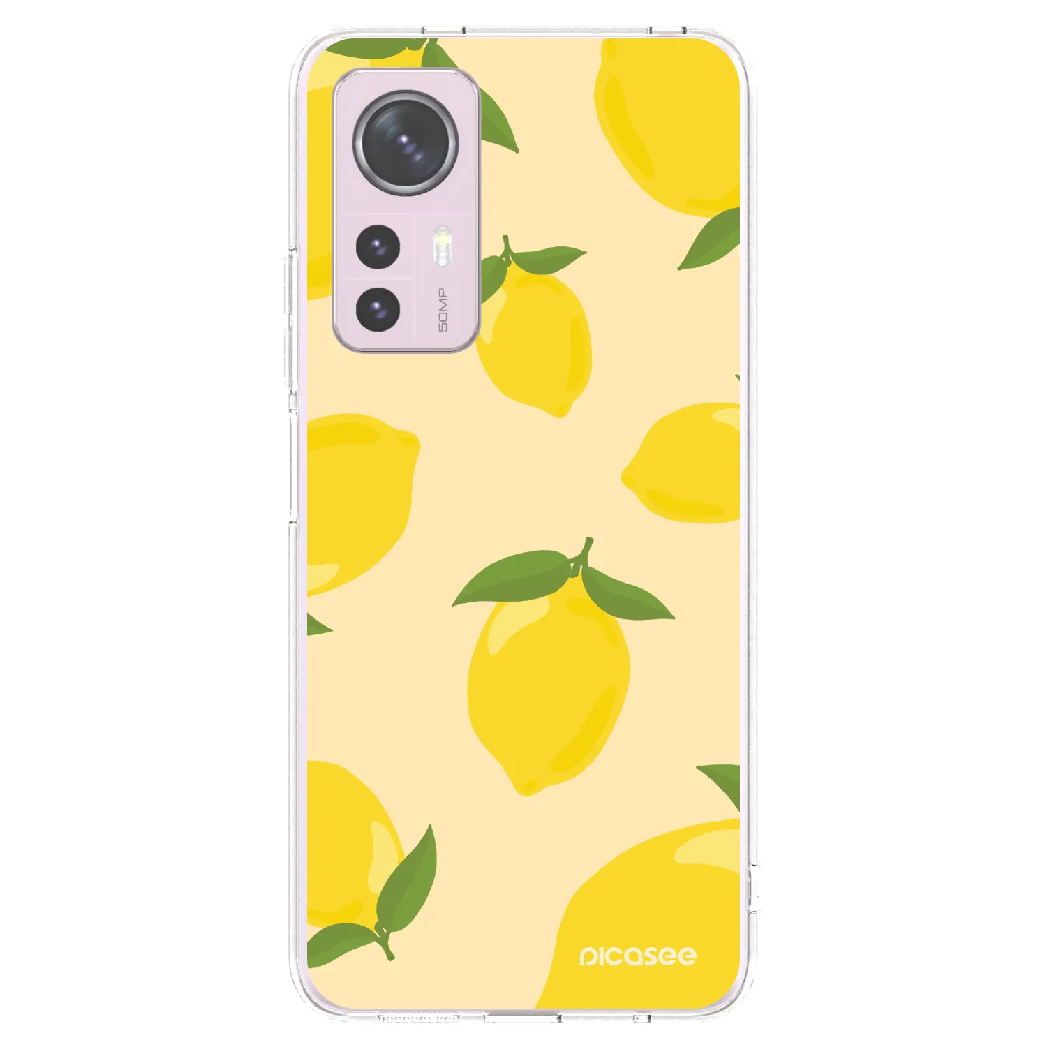 Picasee silikonska prozirna maskica za Xiaomi 12 - Limoncella