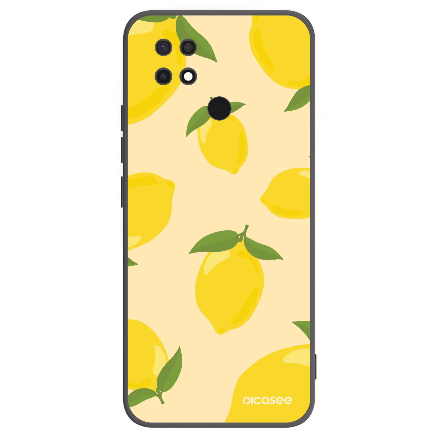 Picasee crna silikonska maskica za Xiaomi Redmi 10C - Limoncella