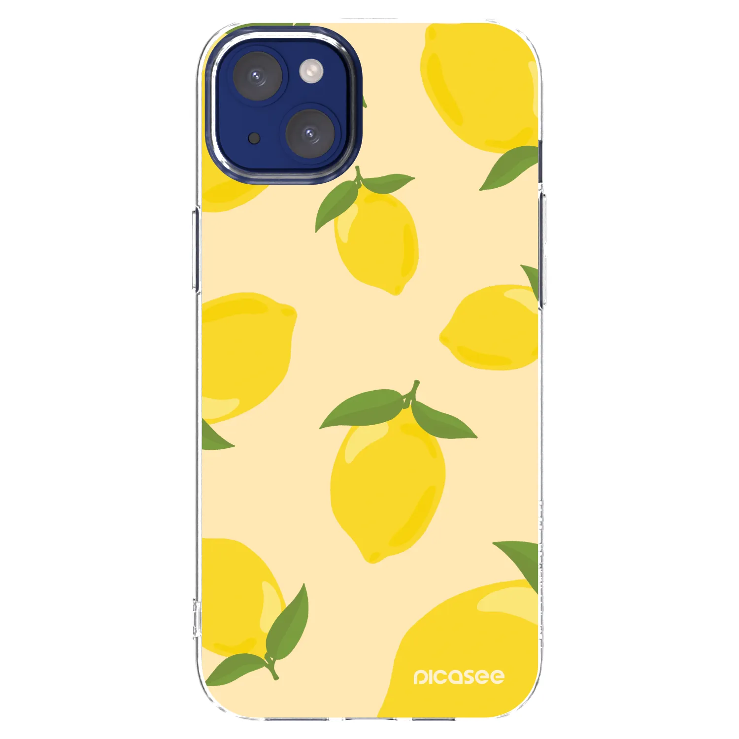 Picasee silikonska prozirna maskica za Apple iPhone 14 Plus - Limoncella