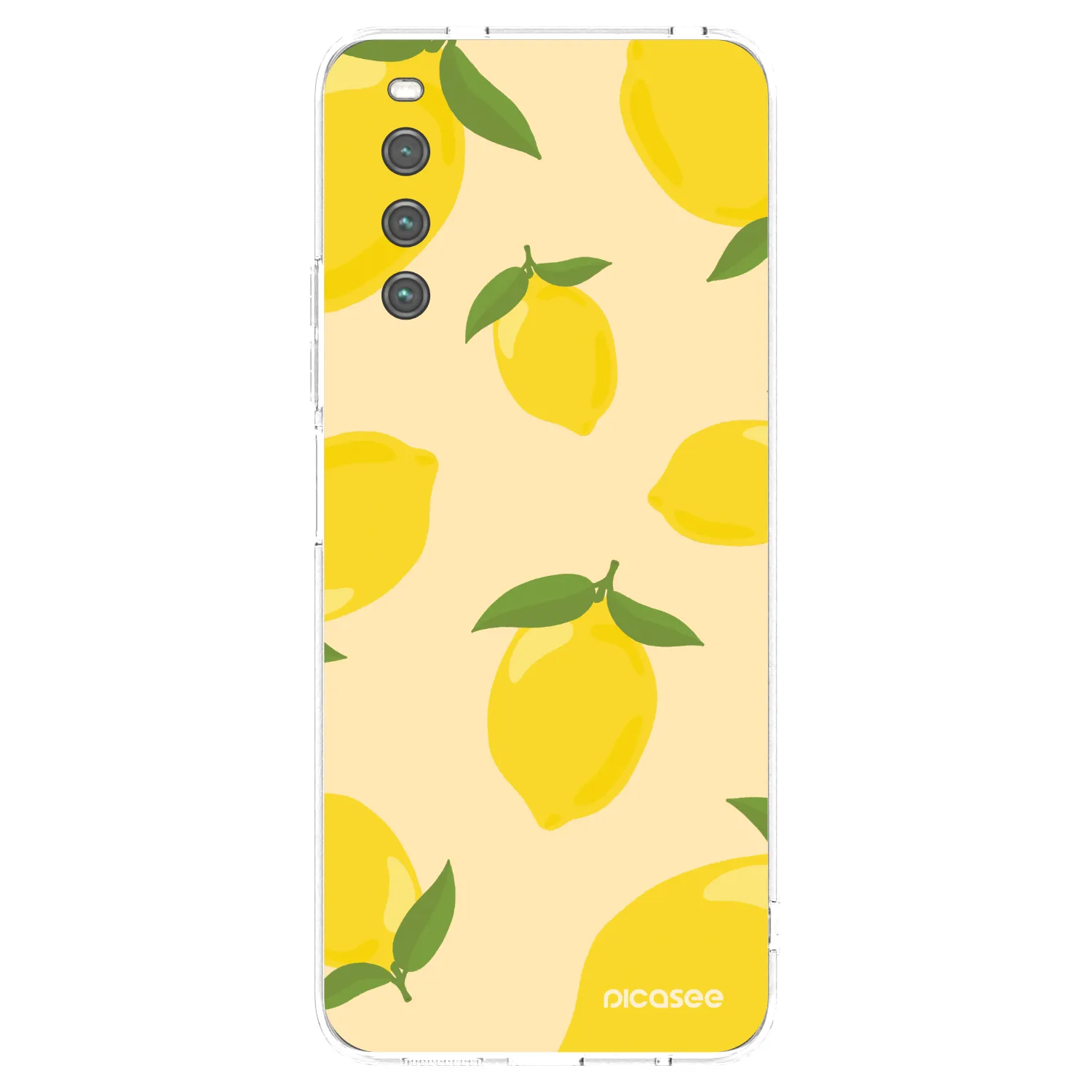 Picasee silikonska prozirna maskica za Sony Xperia 10 IV 5G - Limoncella