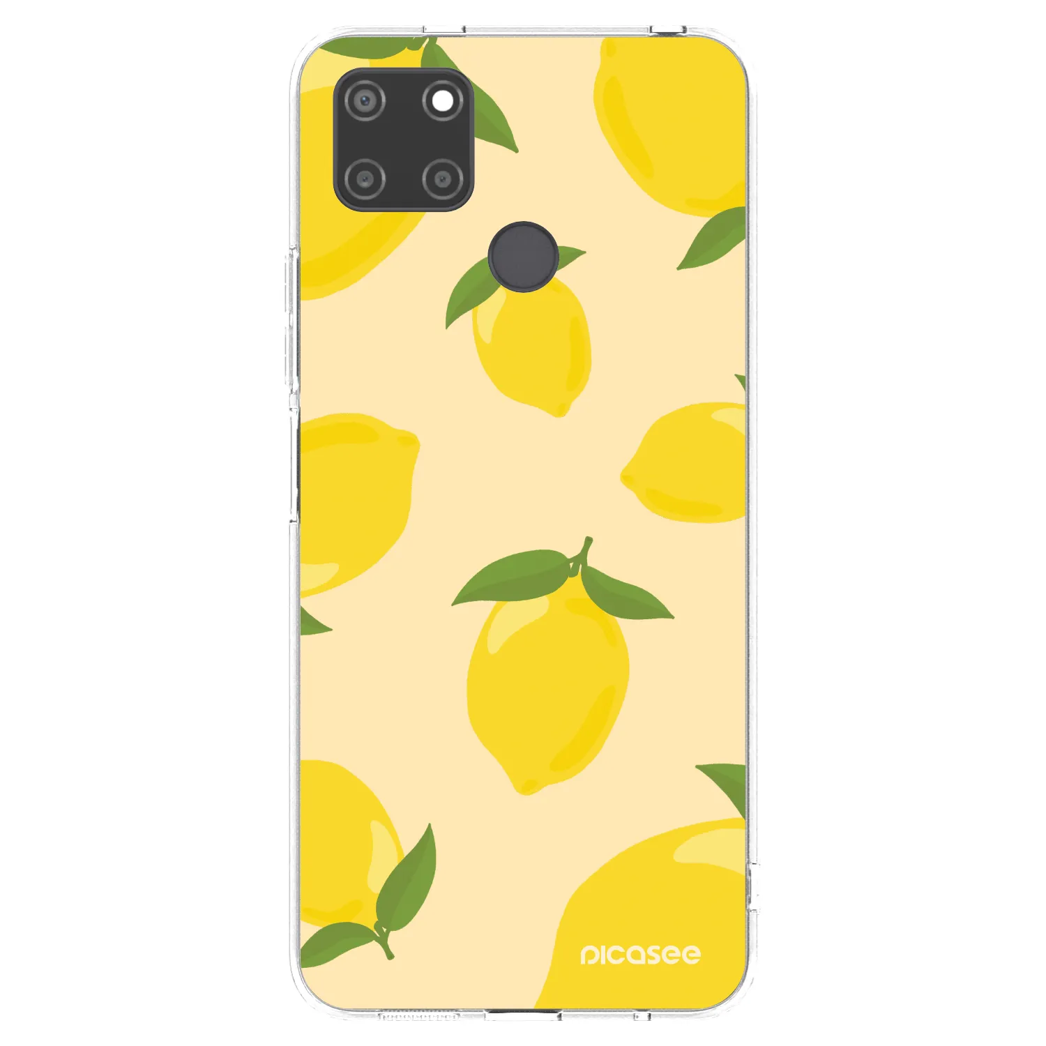 Picasee silikonska prozirna maskica za Realme C21Y - Limoncella