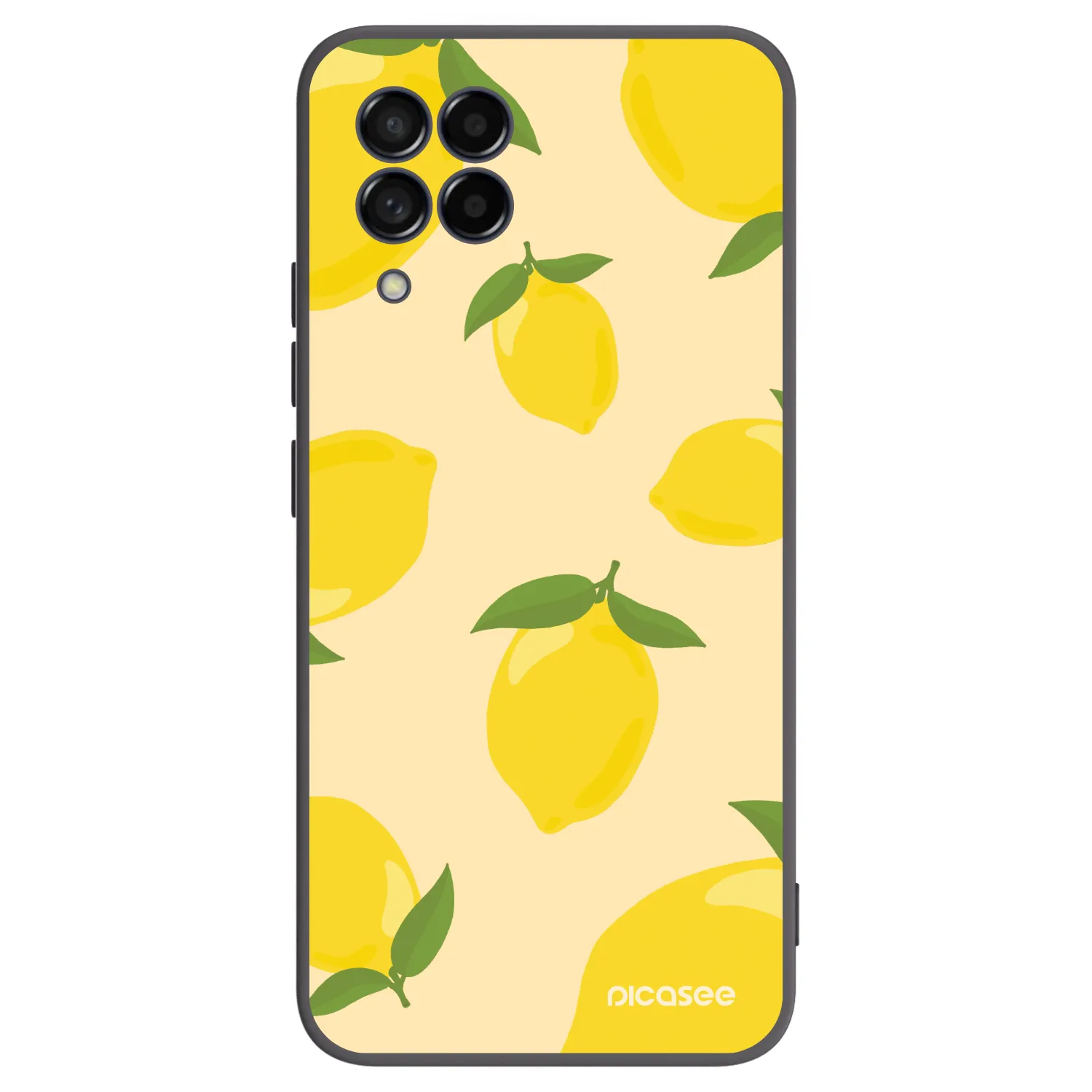 Picasee crna silikonska maskica za Samsung Galaxy M53 5G - Limoncella
