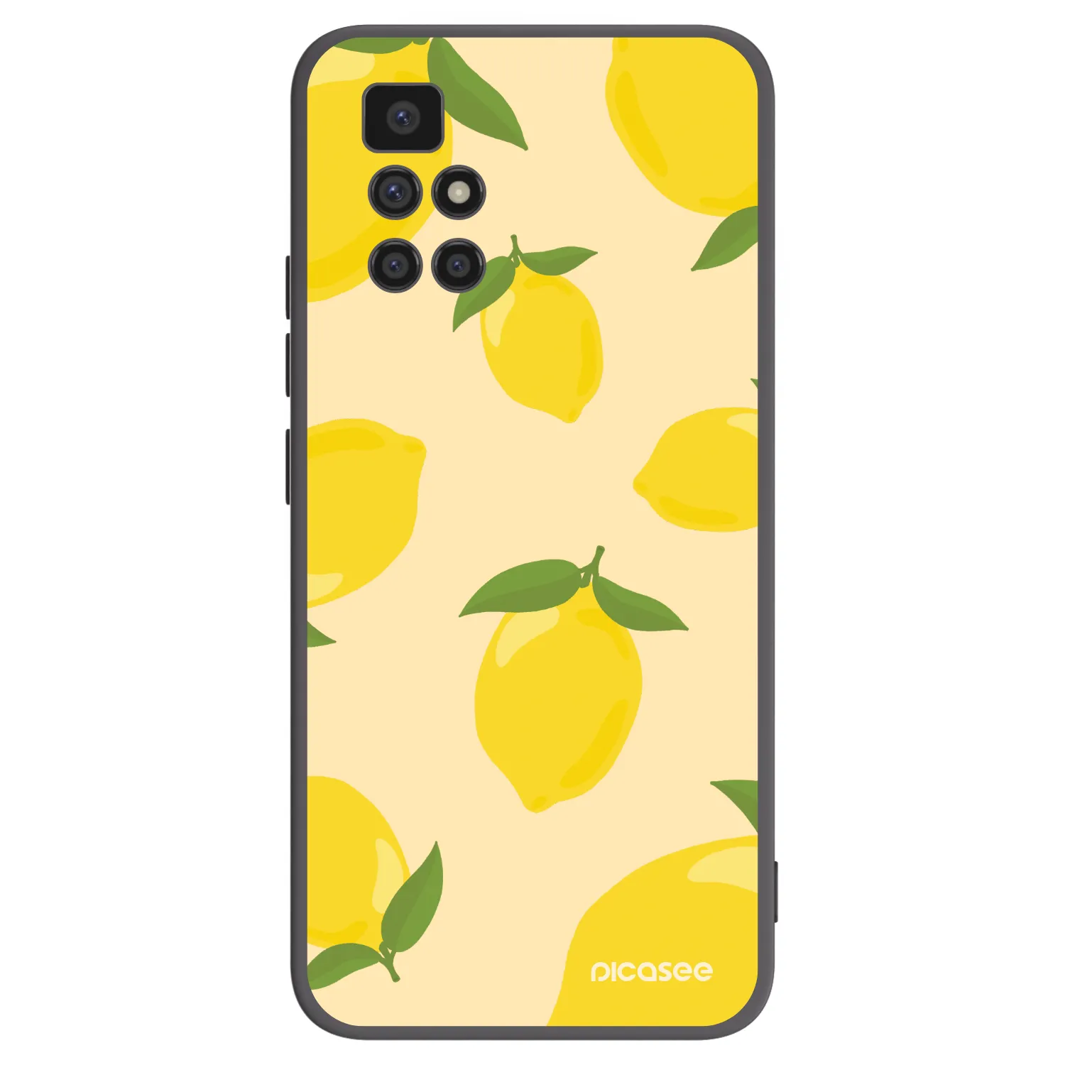 Picasee crna silikonska maskica za Xiaomi Redmi 10 (2022) - Limoncella