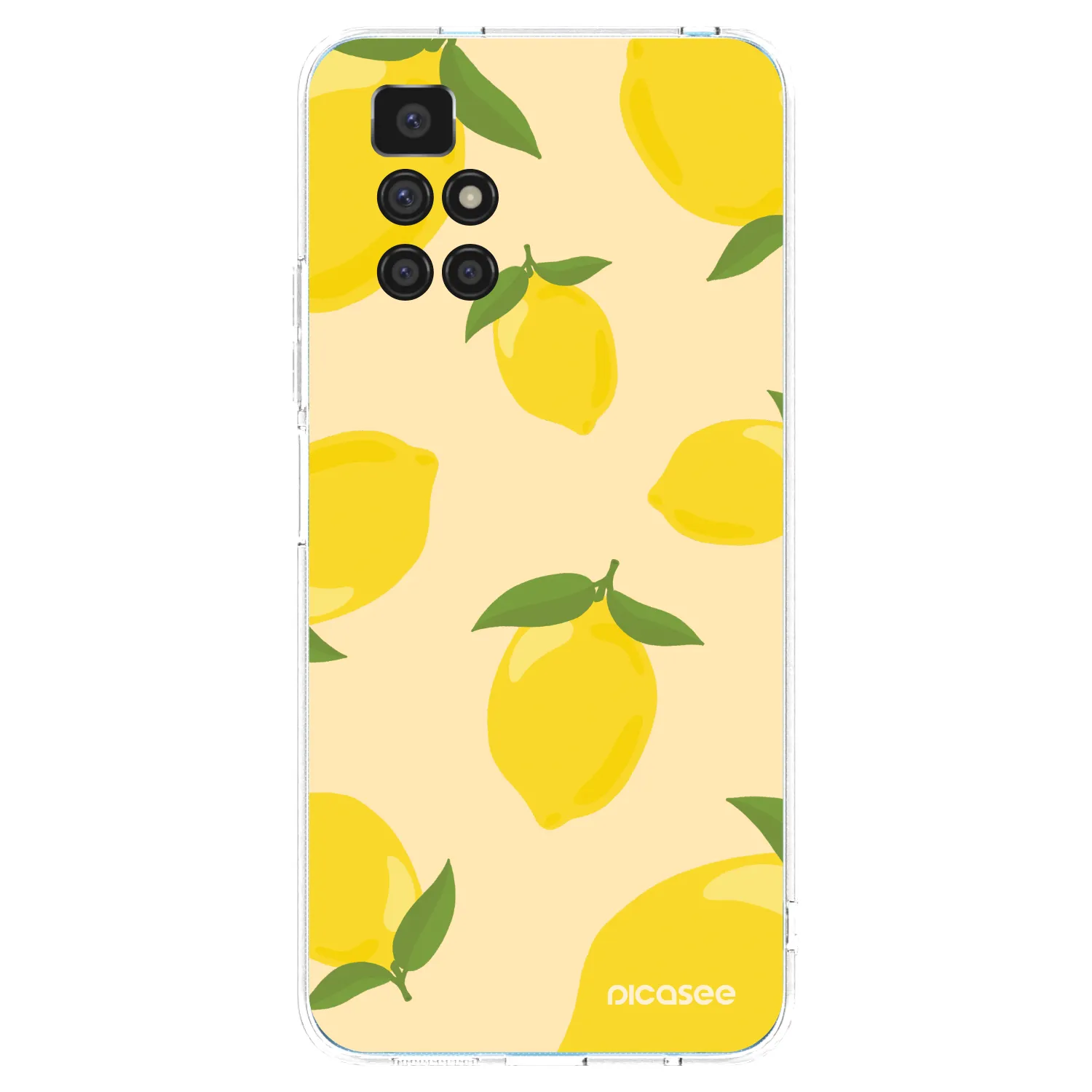 Picasee silikonska prozirna maskica za Xiaomi Redmi 10 (2022) - Limoncella