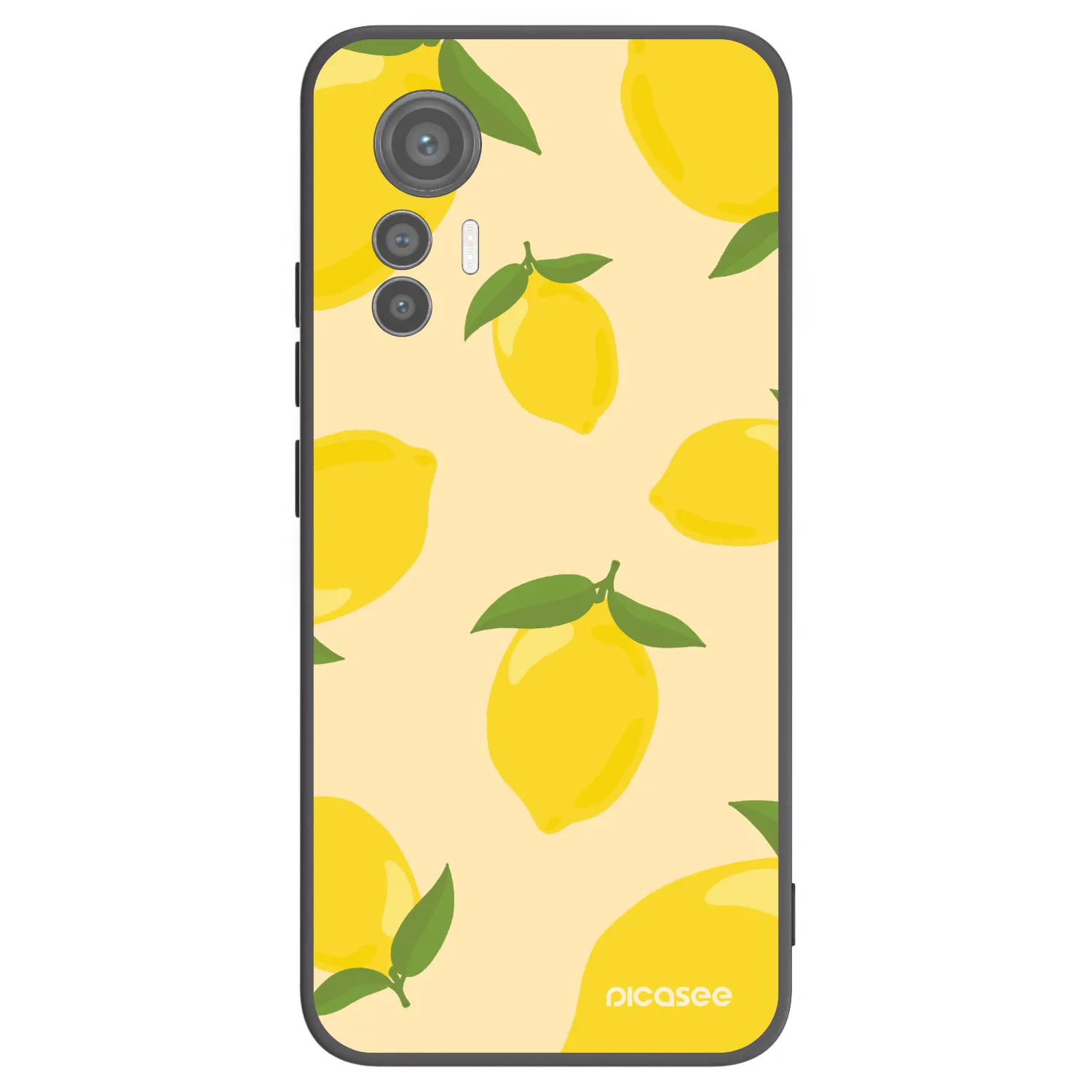 Picasee crna silikonska maskica za Xiaomi 12 Lite - Limoncella