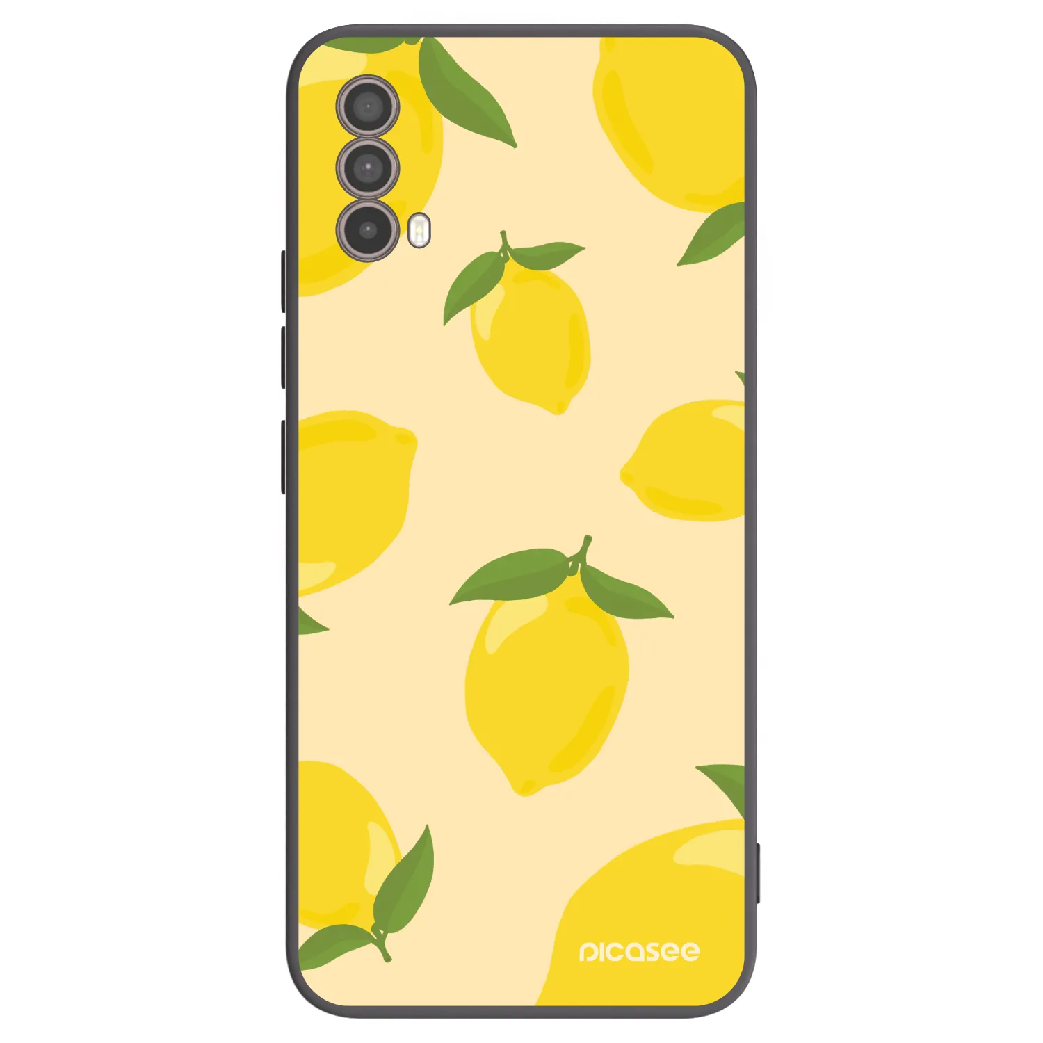 Picasee crna silikonska maskica za Motorola Moto E40 - Limoncella